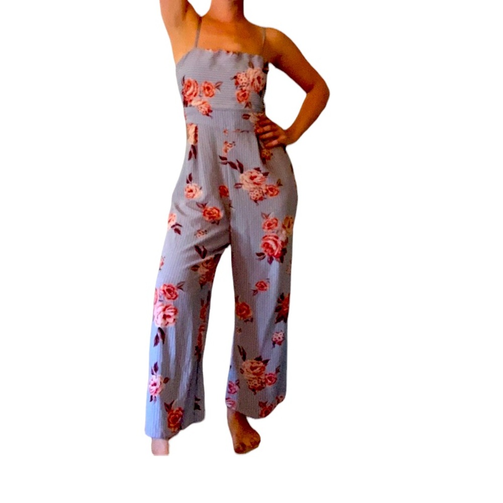 Fashion Nova Floral Jumpsuit